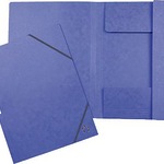 5 Star Eckspannmappen mit Klappen d'blau