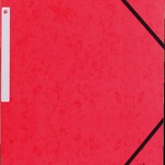 5 Star Eckspannmappen mit Klappen rot