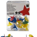 5 Star Markierungsnadeln sort 20mm VE10