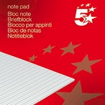 5 Star Briefblock A4/50 rautiert 70g