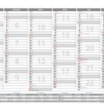 5 Star Tafelkalender DIN A5