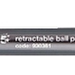 5 Star™ Kugelschreiber blau/transparent 12