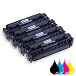 jetType Toner Multipack kompatibel zu HP CC53/-0A/-1A/-2A/-3A