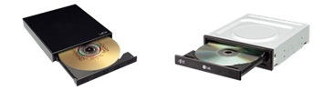 CD, DVD, BluRay Laufwerke