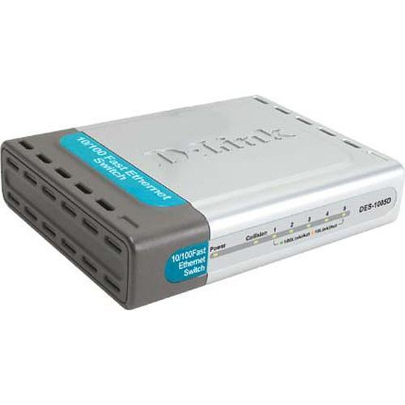 D-Link DES 1005D - Switch - 5 Anschlüsse DES-1005D/E
