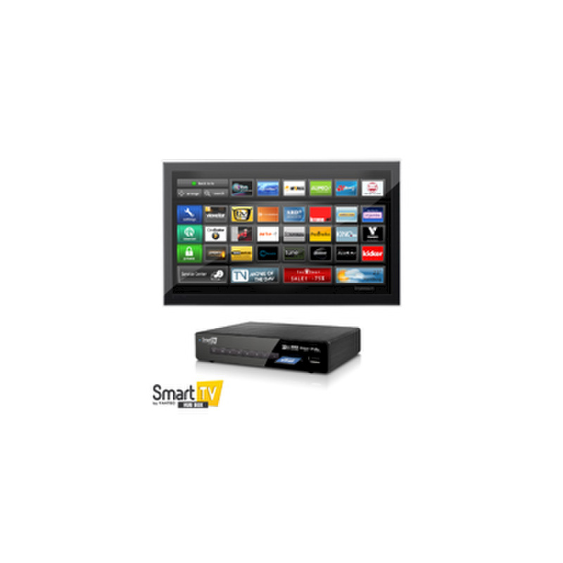 FANTEC Smart TV Hub Box Digitaler MultimediaReceiver Piano Black 1476
