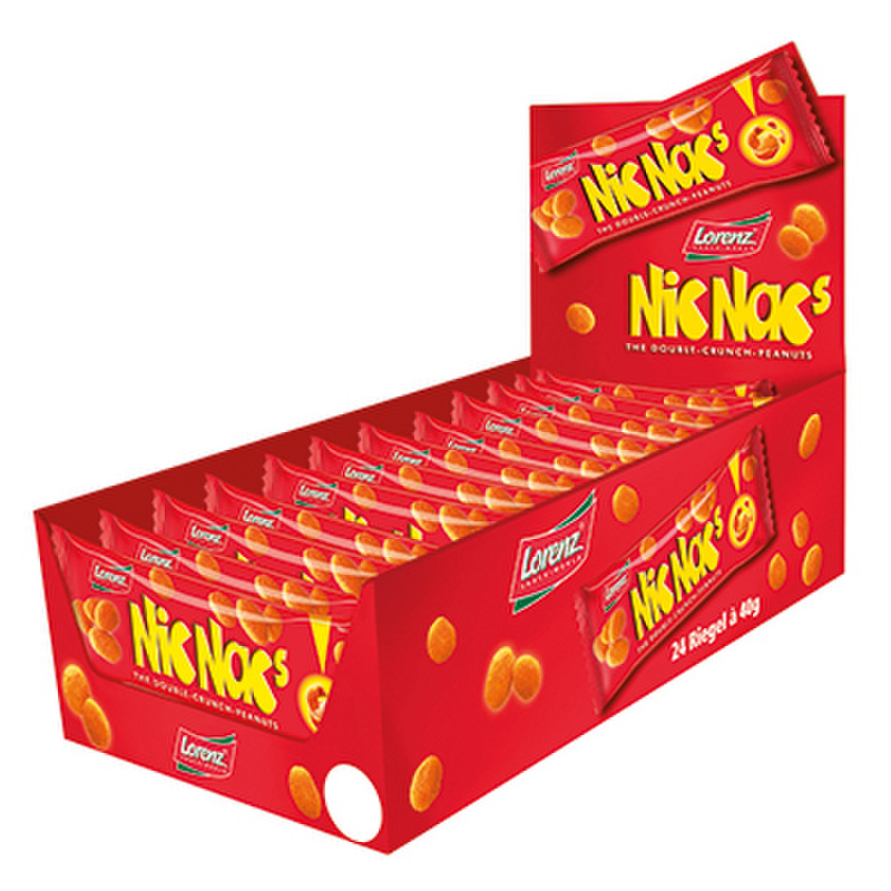 Nic Nac's Erdnüsse Nic Nacs 24 x 40 g/Pack.