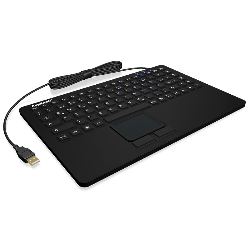 KeySonic KSK5230IN Tastatur mit Touchpad QWERTZ kabelgebunden