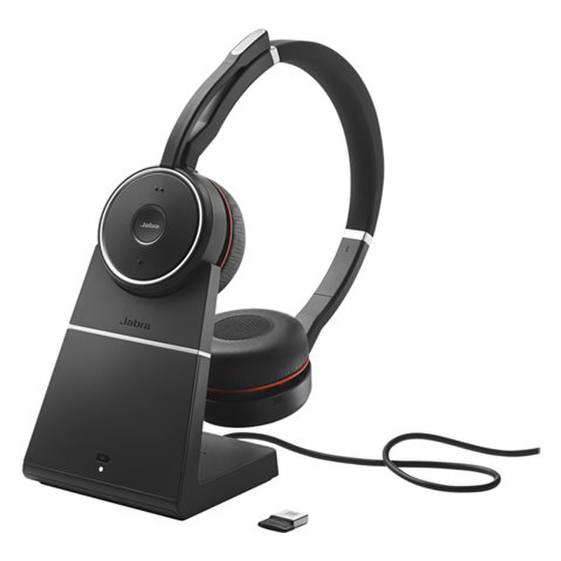 Jabra Evolve 75 MS Stereo Headset inkl. Ladestation OnEar